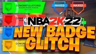 NBA 2K22- NEXTGEN BADGE GLITCH AFTER PATCH!!!!!FAST METHOD!!!!!!