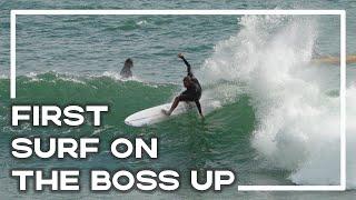 Slater Designs Boss Up Mid Length Surfboard - First Surf! ‍️ | Stoked For Travel