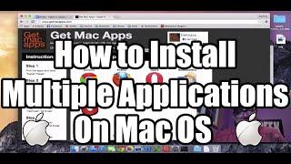 Install Multiple Applications on Mac OS