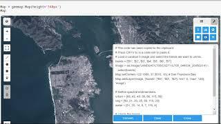 Geemap key feature: Converting Earth Engine JavaScript to Python automatically