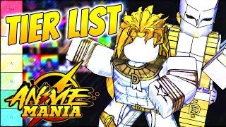 [EXCLUSIVE CODE] Updated JoJo Anime Mania Tier List Legendary and Mythical Units!