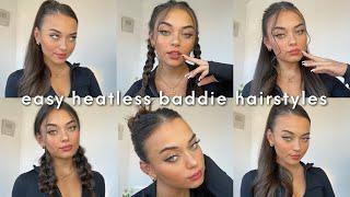 easy heatless instagram baddie hairstyles you need to try