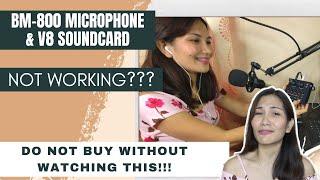 BM-800 CONDENSER MICROPHONE & V8 SOUNDCARD TO LAPTOP SETUP | STEP BY STEP BEGINNERS GUIDE |