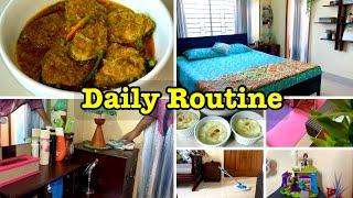 Daily Routine of a Busy Mom || মজাদার সর্ষে ইলিশ রেসিপি || Mum Hira