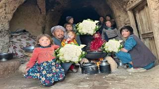 Cooking in a Cave: Afghan Traditional Village Food Recipe | Afghanistan Village Life