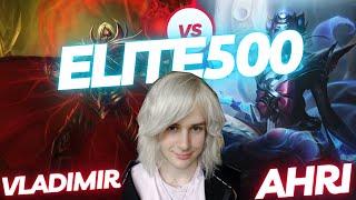 ELITE500 | VLADIMIR VS AHRI | MID GAMEPLAY | Patch 14.7 / Season 14 | #LeagueofLegends