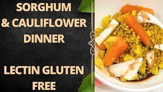 Sorghum and Cauliflower Meal (Lectin Free Dinner Recipe) Gluten Free Grain Sorghum, Easy Recipe