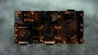 D&D | Death House Second Floor | Animated Battle Maps