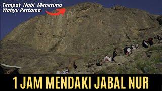[HARU] Doa Untuk Korban Gempa Turki di Gua Hira | Mendaki Jabal Nur Bersama Jamaah Umrah