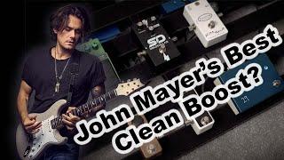 John Mayer's Clean Boosts!  Comparing Keeley, JHS, Xotic and Solodallas.  PLUS, whats with the Euna?