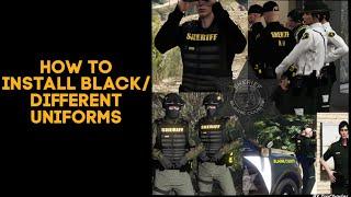 How To Install Black Uniforms | AteFoPrime