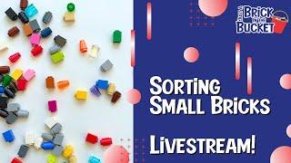 LIVE SORTING SMALL BRICKS! | Just A Brick In The Bucket Monthly Livestream!