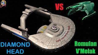 USS Diamond Head VS Romulan V'Melak - Both Ways - Star Trek Starship Battles