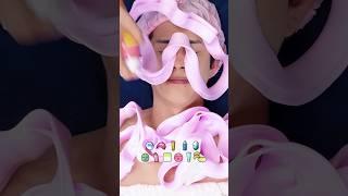 🫧포실포실🫧 핑크버블로 남편 피부관리 ASMR (Korea Husband Skincare Routine ASMR)  #shorts #asmr