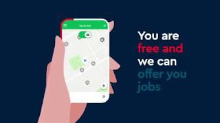 How to take a job // FREE NOW for Driver