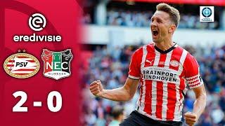 PSV früh auf Erfolgskurs! Souveräner Sieg in Überzahl | PSV Eindhoven - NEC Nijmegen