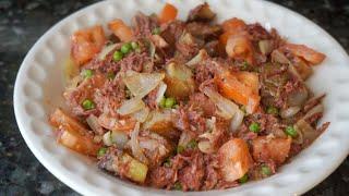 Filipino Style Corned Beef Hash Recipe - Progressed & Refined for Xtra Delicious Tasty Flavor [ASMR]