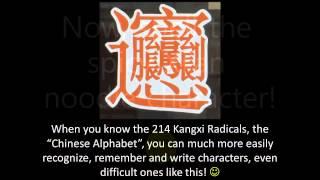 Chinese Kangxi Radicals Spelling Overview