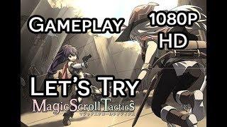 2D Sidescrolling Tactics?! MAGIC SCROLL TACTICS Gameplay in 1080p HD (Let's Try)