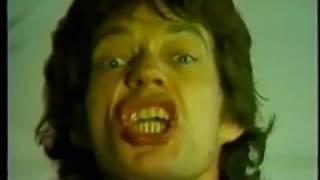 ROLLING STONES Mick Jagger on 'Tattoo You' marketing promo video, 1981