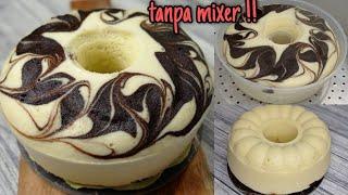 tanpa MiXER‼️gak perlu MiXER untuk membuat bolu ini!! sangat mudah bolu santan kukus no MiXER !!