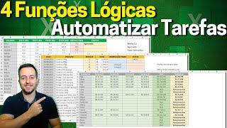 Como Fazer Função Se, E, Ou, Seerro | Funções Lógicas no Excel para Automatizar Tarefas