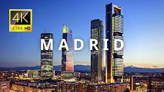 Madrid, Spain  in 4K 60FPS ULTRA HD Video by Drone