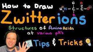 Drawing Zwitterions and Amino Acids Made Simple: Tips & Tricks