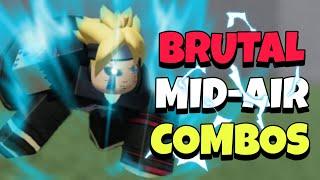 2 EPIC BORUTO MID-AIR COMBOS! | ROBLOX Ninja Tycoon