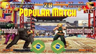 FT10 @kof97: ronaldy (BR) vs camuns[moc] (BR) [King of Fighters 97 Fightcade]