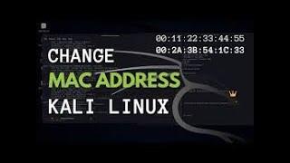 MAC address||How to change #MacaddresIn #Linuxmachine||How to changemac||Usefor#EthicalHacking 