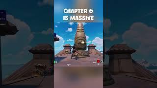 Fortnite Chapter 6 is massive #fortnite #fortnitebr #fortniteclips #gaming #defy