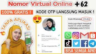 GRATISNomor Virtual Indonesia Untuk Verifikasi OTP | Garap Gratisan ! Kode OTP