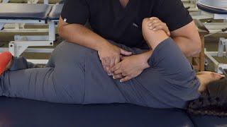 OMT: HVLA - Lumbar Spine (Lumbar Roll - Lateral Recumbent; Rotation Emphasis)