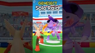 Chill Drive GENESECT *SOLO*  raid in Pokémon GO.