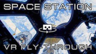 International Space Station fly-through in VR  [4K VR 360º]