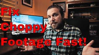 How I Fixed Choppy Footage in Premiere Pro Fast!