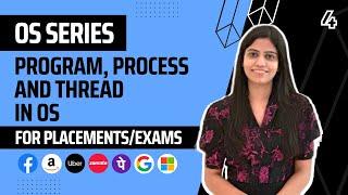 L4 : Program, Process and Thread | Complete OS Course 2025 | Jobs | Placements