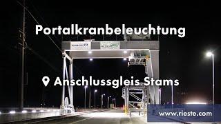 RIESTE Lichtplanung Stams Portalkran