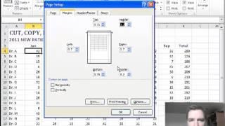 Excel Video 222 Setting Margins and Print Area