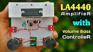 DIY Powerful Bass Amplifier with LA4440 IC