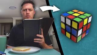 I turned my dad into a Rubik's Cube...