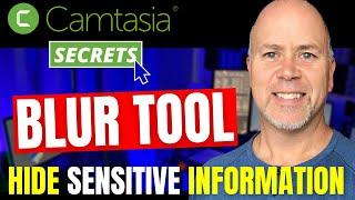 Camtasia - How to Blur Sensitive Information - Easy!