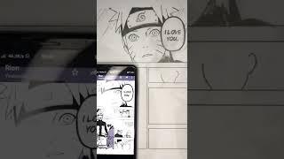 Drawing manga page | naruto ナルト #shorts