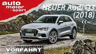 NEU Audi Q3 (2018): Der bessere Tiguan? - Vorfahrt (Review) | AUTO MOTOR UND SPORT