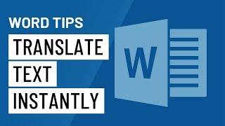 Word Quick Tip: Translate Text Instantly