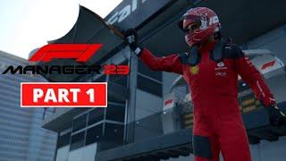 F1 Manager 23 - Ferrari is Back - Part 1 - 4K 60FPS PC ULTRA - No Commentary