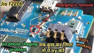 jio f220b charging ic jumper| jio phone charging solution