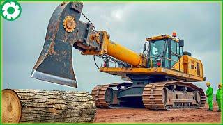 Extreme Dangerous Fastest Big Chainsaw Cutting Tree Machines | Biggest Heavy Machinery Machines