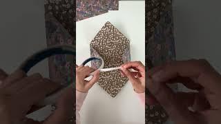 Envelope making #papercraft #card #envelope #handmade #asmr #flowers #floral #shorts #bts #paper